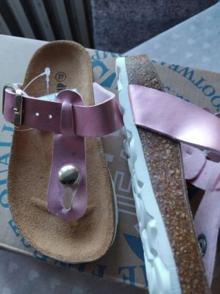 Sandali bimba rosa numero 27