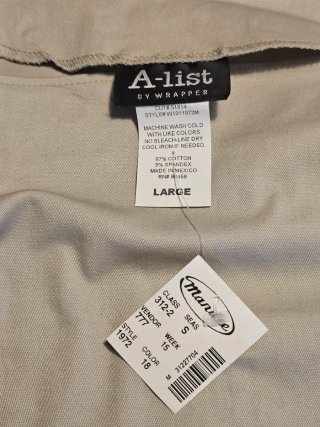 Canotta A-list Beige Taglia L