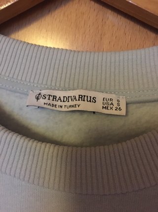Sudadera felpa Stradivarius bordados S