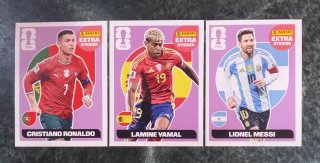 3 Fantasticos Extra Stickers FIFA Word Cup Mundial