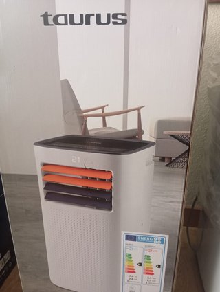 Aire Acondicionado Portátil Taurus Blanco Naranja