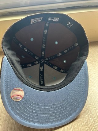 Gorra New Era 59Fifty LA Marrón y Azul