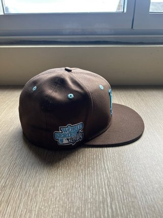 Gorra New Era 59Fifty LA Marrón y Azul
