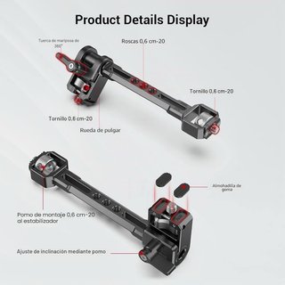 Soporte Monitor Ajustable SmallRig para Gimbals