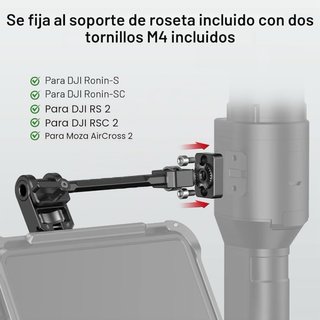 Soporte Monitor Ajustable SmallRig para Gimbals