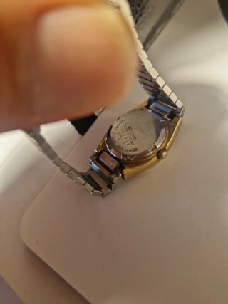 Orologio Seiko Quartz Day-Date Vintage Oro