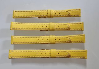 4 Cinturini in pelle per orologio 16mm
