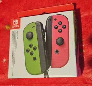 Mando Nintendo Switch -JOY CON SET VERDE y ROSA