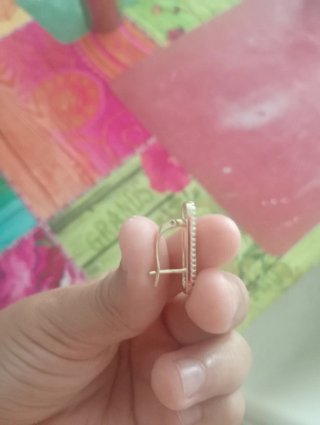 Pendientes baño de oro. Precio 10€