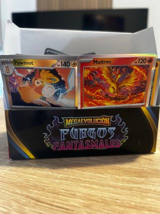 Lote +200 Cartas Pokémon Fuegos Fantasmales