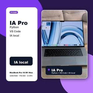 Macbook Pro 16 2021 M1 MAX 10C 32GB 1TB SSD IA Pro