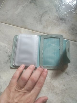 Tarjetero verde menta