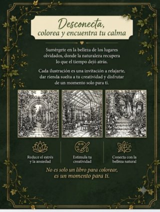 LUGARES OLVIDADOS – Libro de colorear para adultos