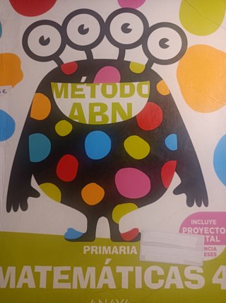 MATEMÁTICAS ABN 4 PRIMARIA