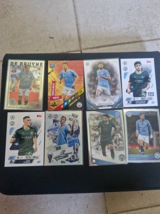 Lote Tarjetas Fútbol Manchester City