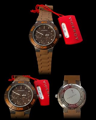 Reloj Viceroy Marrón y Plateado