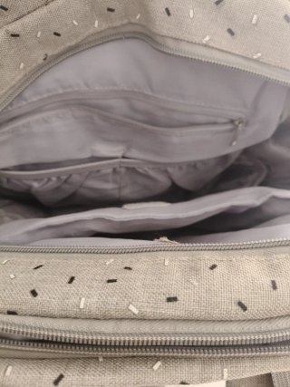 Mochila Silla/Carrito Walking Mum Gris Estrellas