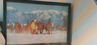 Puzzle Caballos en la Nieve