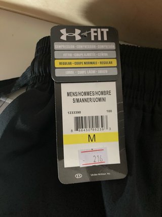 Pantaloncini Under Armour neri