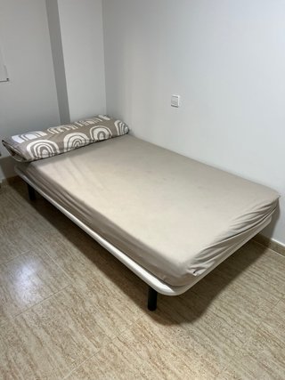 Cama completa 105×190 — base rígida + colchón