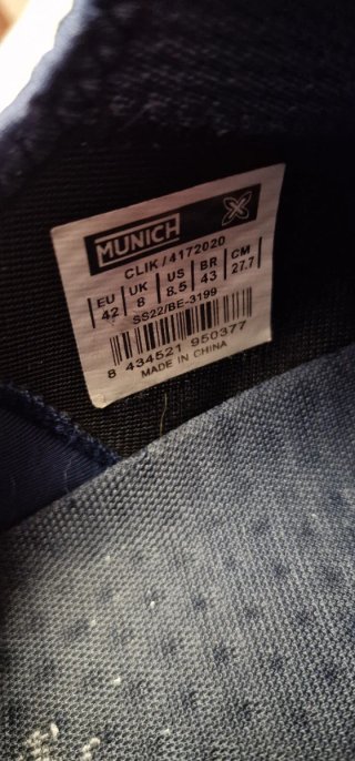 Munich STB Clik Zapatillas Deportivas Azul
