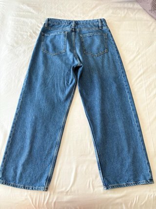 Pantalón vaquero Zara azul ancho