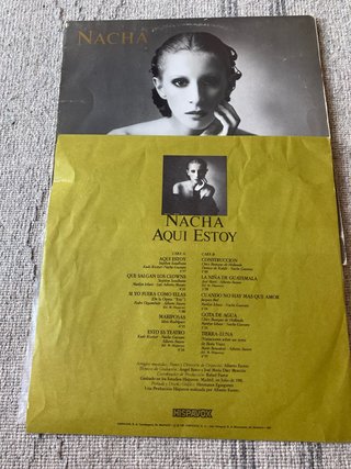 Vinilo Nacha Aqui Estoy