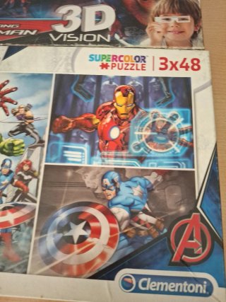 Lote 2 Puzzles Clementoni Avengers y Spiderman