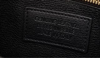 Bolso Piel L+V Negro Marrón