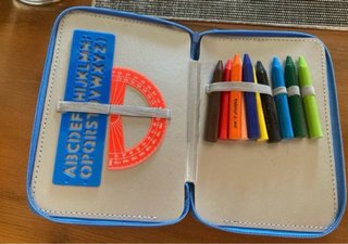 Estuche Escolar Spider-Man 3 Departamentos