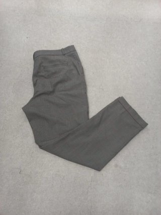 Pantalón gris a cuadros de vestir