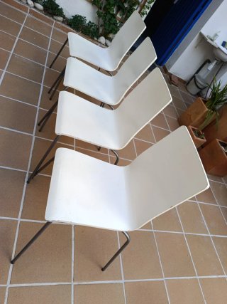4 Sillas Comedor Ikea Blancas