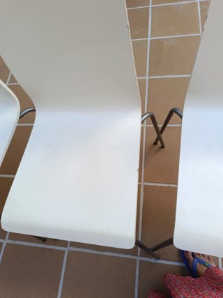 4 Sillas Comedor Ikea Blancas