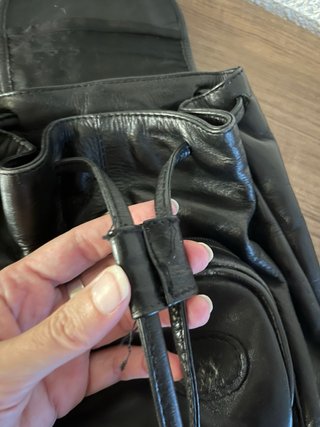 Mochila vintage negra