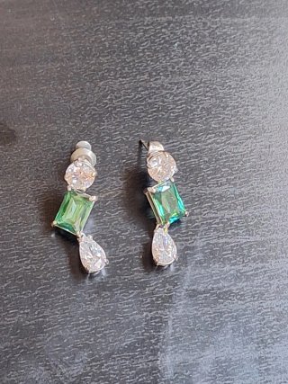 Pendientes Swarovski Mesmera Verdes.