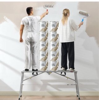 Plataforma trabajo plegable 4 niveles / escalera