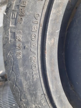 Llanta de repuesto 14" 4x100 golf mk3