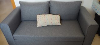 Sofá Cama Jysk Gris 2 Plazas