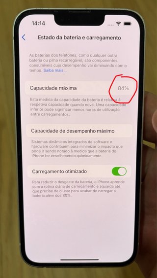 iPhone 14 Branco 128 GB