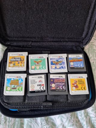 Consola +Funda Nintendo 3DS XL Luigi Con juegos