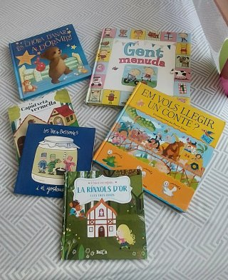 Lote de 6 libros de lectura infantil en catalán