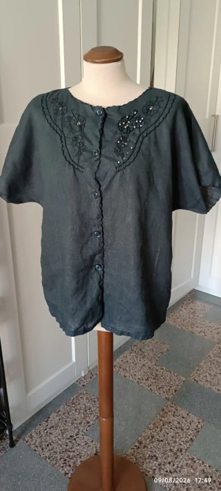 Camicia donna lino taglia unica