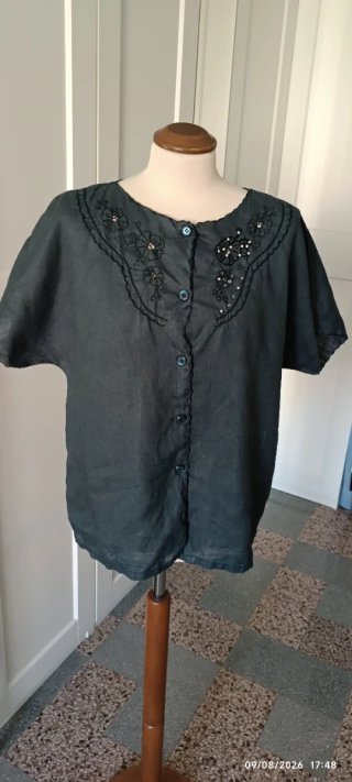 Camicia donna lino taglia unica