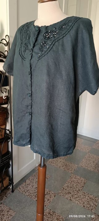 Camicia donna lino taglia unica