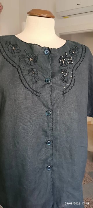 Camicia donna lino taglia unica
