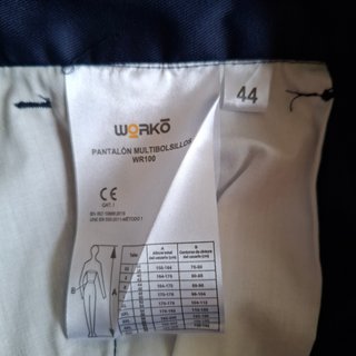 Pantalón de trabajo Worko azul