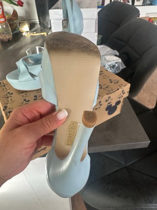 Sandali tacco alto azzurri