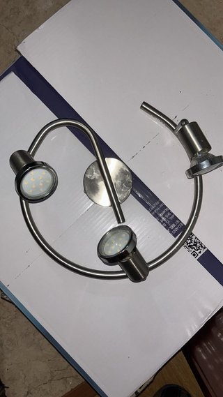 Lámpara Techo LED 3 Focos Giratorios