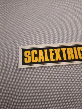 Pegatina vintage de los años 80 de Scalextric
