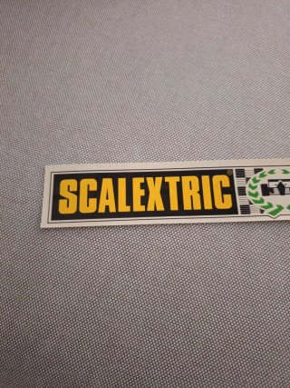 Pegatina vintage de los años 80 de Scalextric